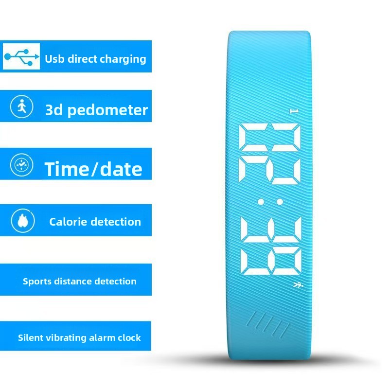 Smart Fitness Bracelet with Round Color Display
