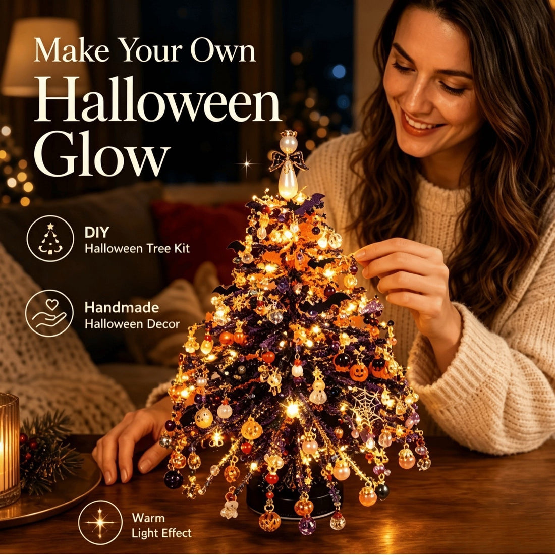 DIY Beaded Christmas Tree Craft Kit