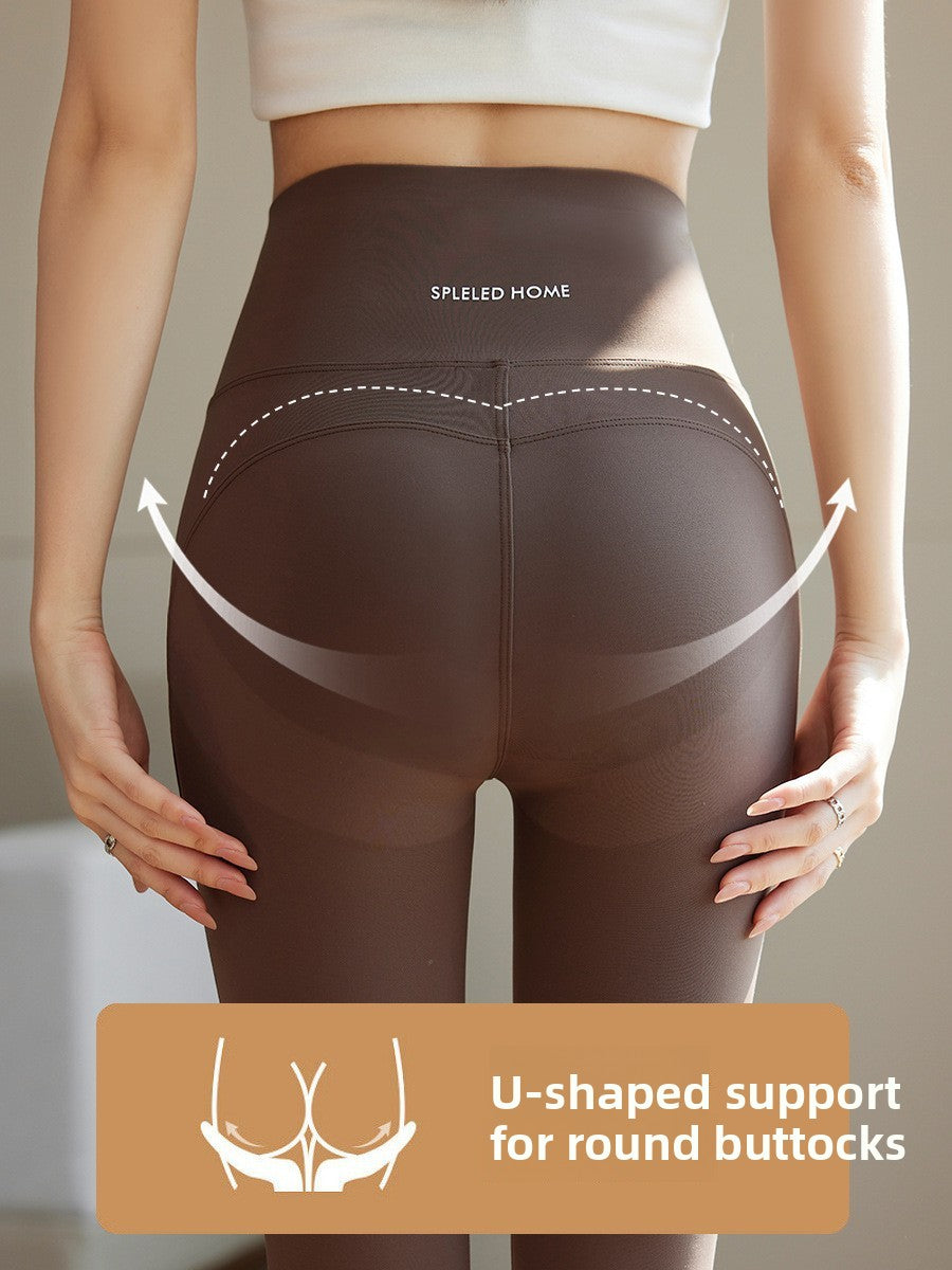 High-Waisted Brushed Yoga Pants