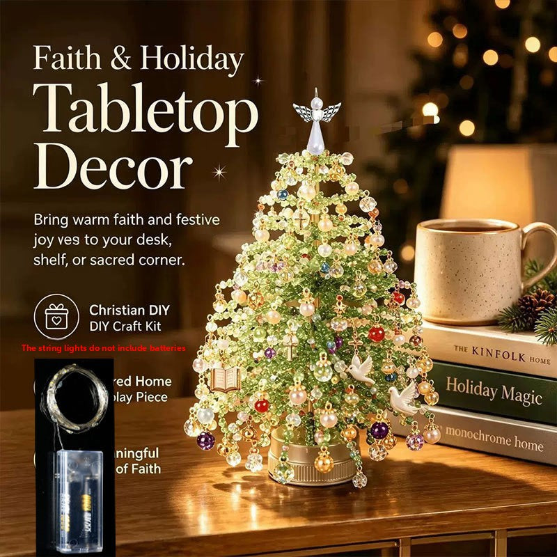 DIY Beaded Christmas Tree Craft Kit