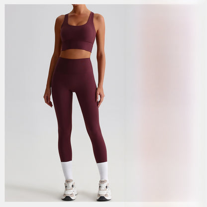 Women Yoga Fitness Set Sports Bra and Leggings