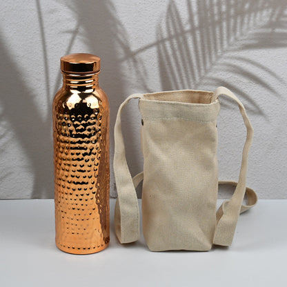 800ml electroplated copper-colored water cup