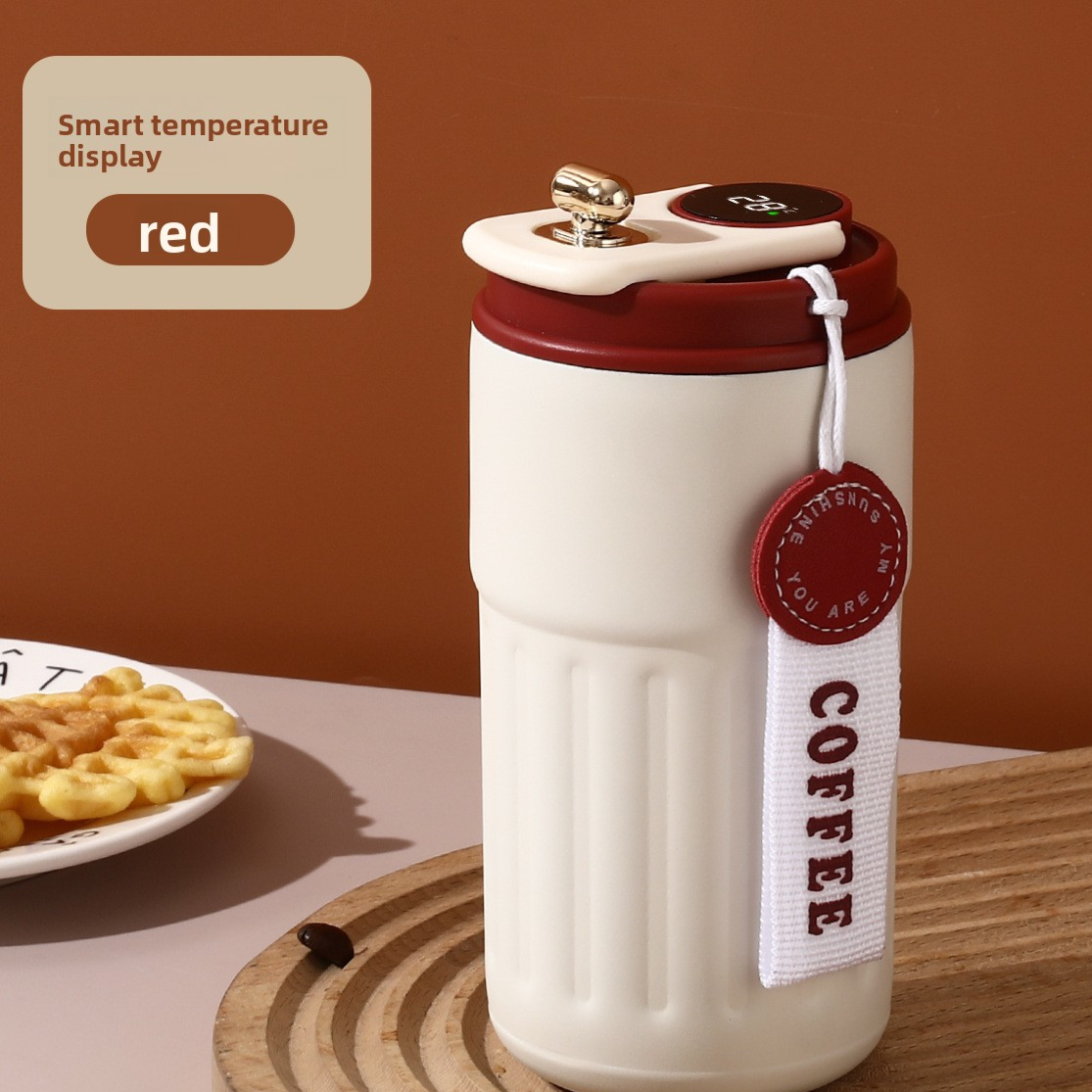 Smart Temperature Display Stainless Steel Vacuum Thermos Cup