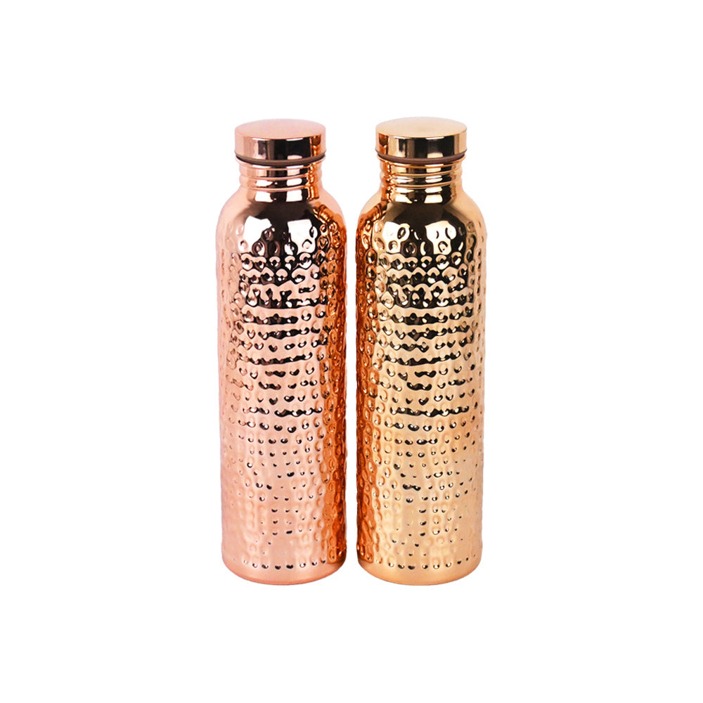 800ml electroplated copper-colored water cup